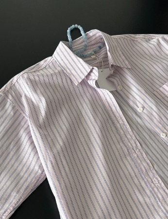 dove stripe shirt (2color)